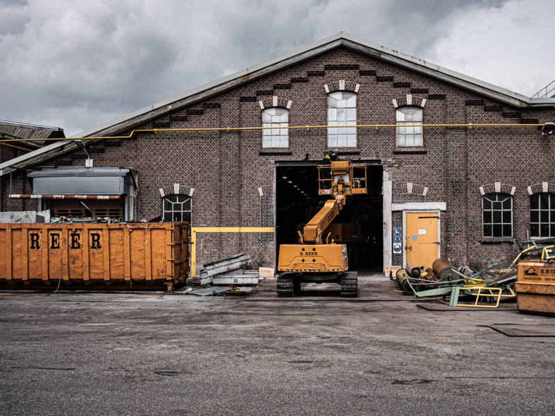 Leegslopen fabriek